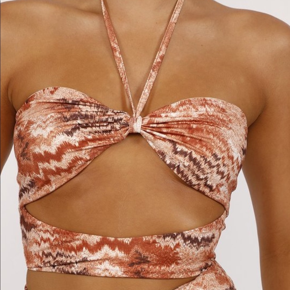 Delilah crop top Tigermist